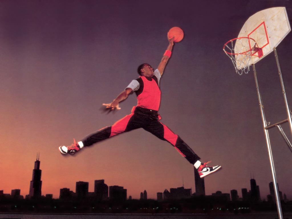 Red Jordan Logo - The original photo that the Air Jordan logo was based off