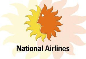 National Airlines Logo - National Airlines Logo 3.25x2.25 Collectibles Fridge Magnet