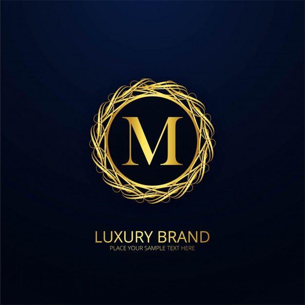 M Logo - Ornamental luxury letter m logo Vector | Free Download