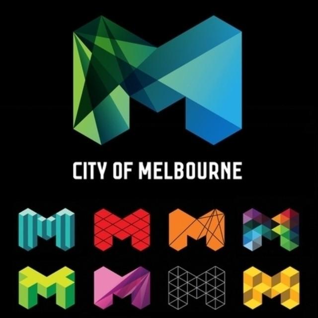 M Brand Logo - We love this branding for the City of Melbourne. The container box M