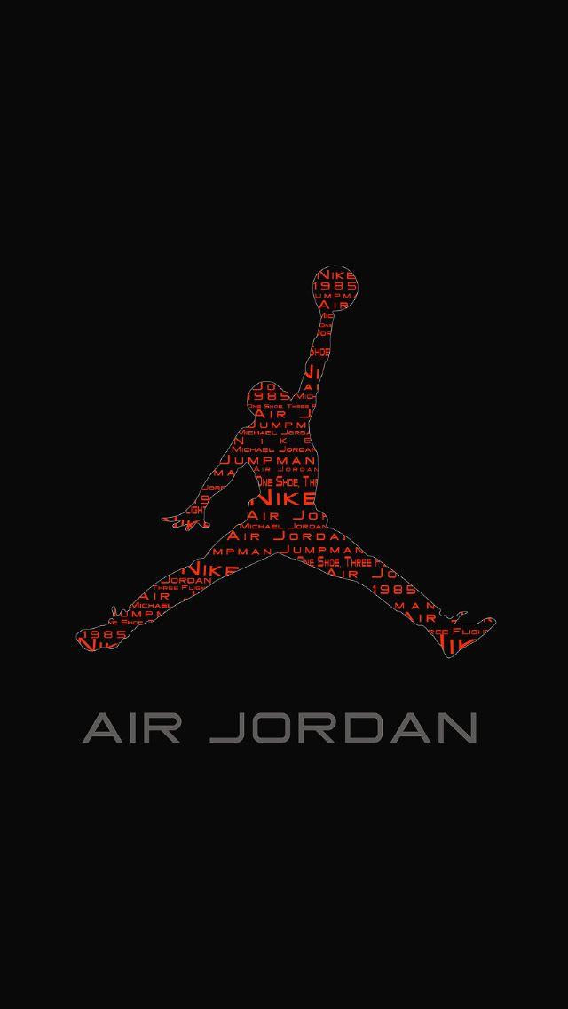 Red Jordan Logo - FREEIOS7. Air Jordan Logo HD IPhone IPad Wallpaper