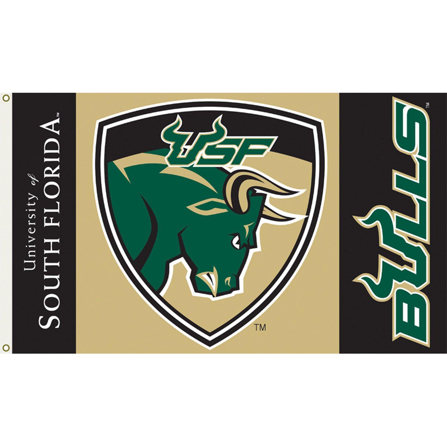South Florida Bulls Logo - South Florida Bulls 3ft x 5ft Team Flag