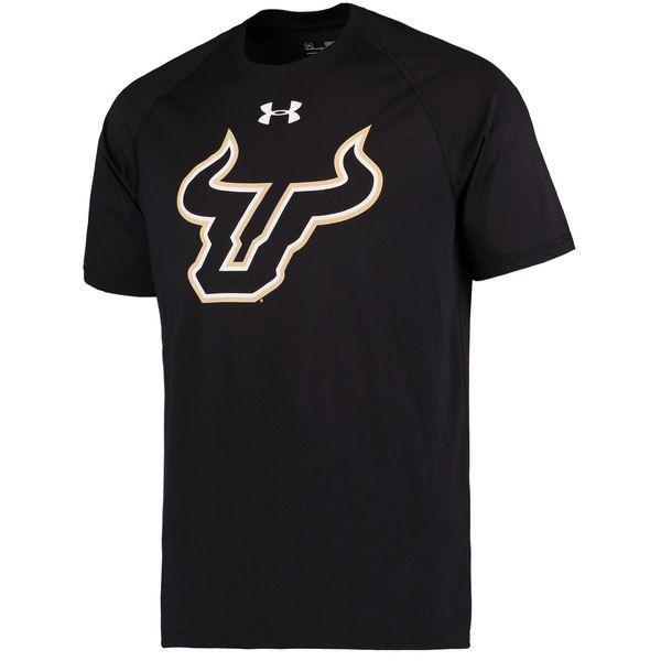 South Florida Bulls Logo - Men's Under Armour Black South Florida Bulls Logo Tech ...