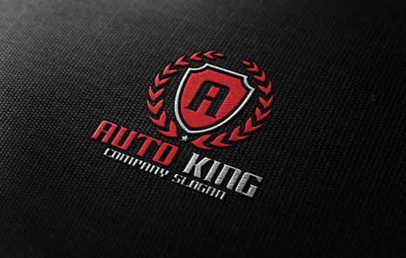 Auto King Logo - Auto King Logo Logo Templates Creative Market