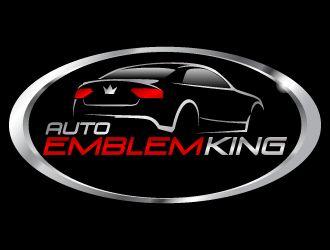 Auto King Logo - Auto Emblem King logo design - 48HoursLogo.com
