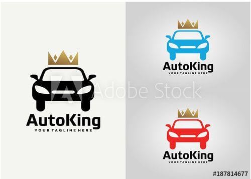 Auto King Logo - Auto King Logo Template Design Vector, Emblem, Design Concept