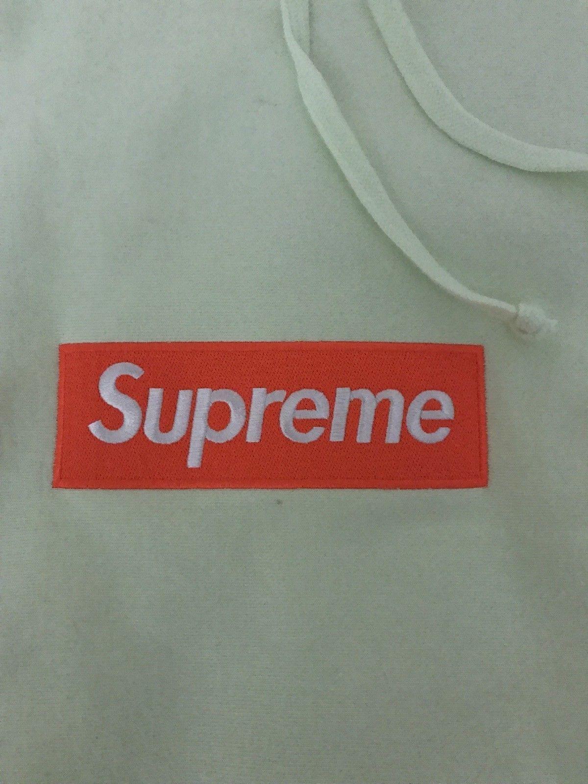 Red and Orange Box Logo - Details about FW17 Pale Lime Green Supreme Box Logo Hoodie ...