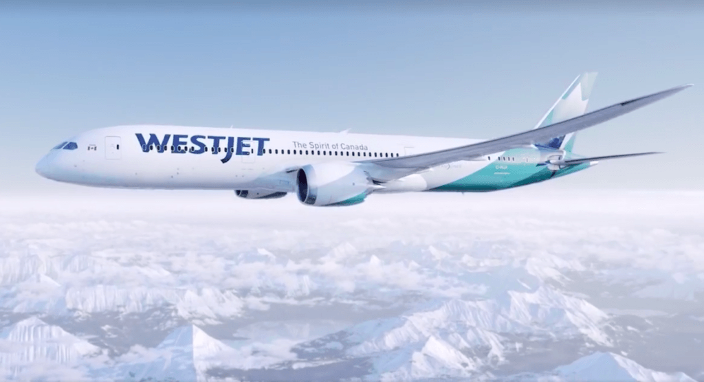 WestJet Airlines Logo - WestJet unveils new Dreamliner livery, logo and cabin interior