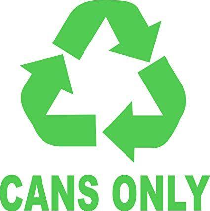 Recycle Cans Logo - Amazon.com: Dixies Decals Recycle Cans Only 5.5