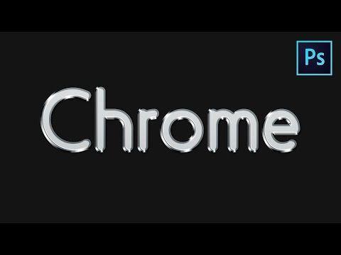 Google Chrome Silver Logo - Learn How to Create a Chrome Style Text Effect in Adobe Photohop