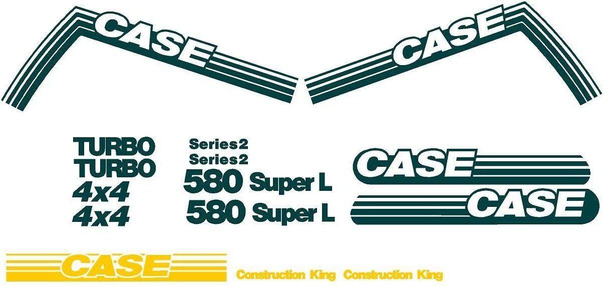 Super L Logo - Whole Decal Set Made For Case 580 Super L Construction