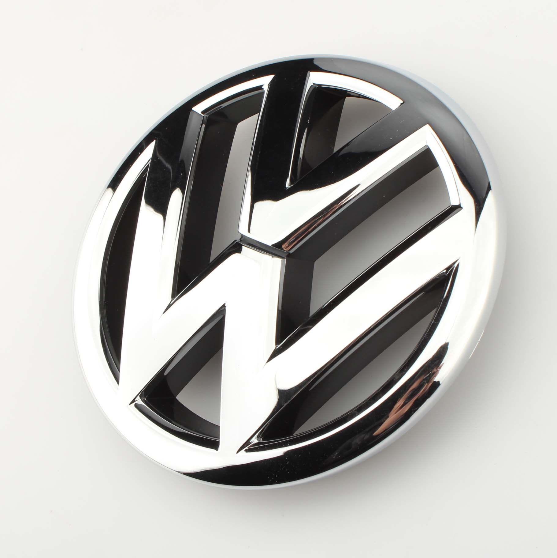 Google Chrome Silver Logo - 1x OEM Front Grille Grill Emblem Chrome Silver VW Logo Badge for VW