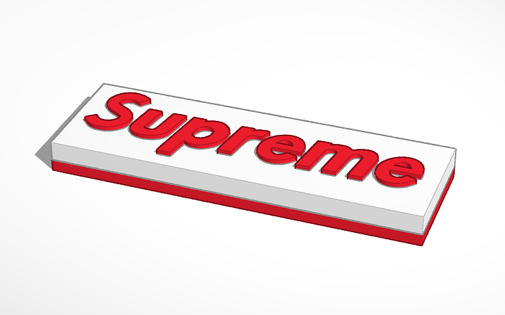 White Supreme Logo - Supreme Logo White Box