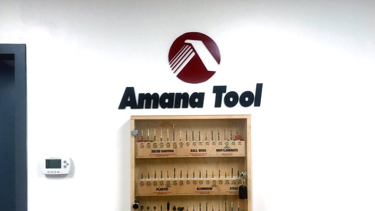 Amana Tool Logo - Making An Amana Tool Sign On Stepcraft 2 840 CNC