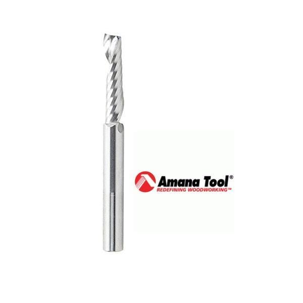 Amana Tool Logo - AMANA 51405 SOLID CARBIDE SPIRAL 'O' FLUTE FOR PLASTICS - 1/4