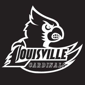 Louisville Cardinals Football Logo - Louisville Cardinals Car Decal, Corn Hole Decal, Window Sticker, ACC ...