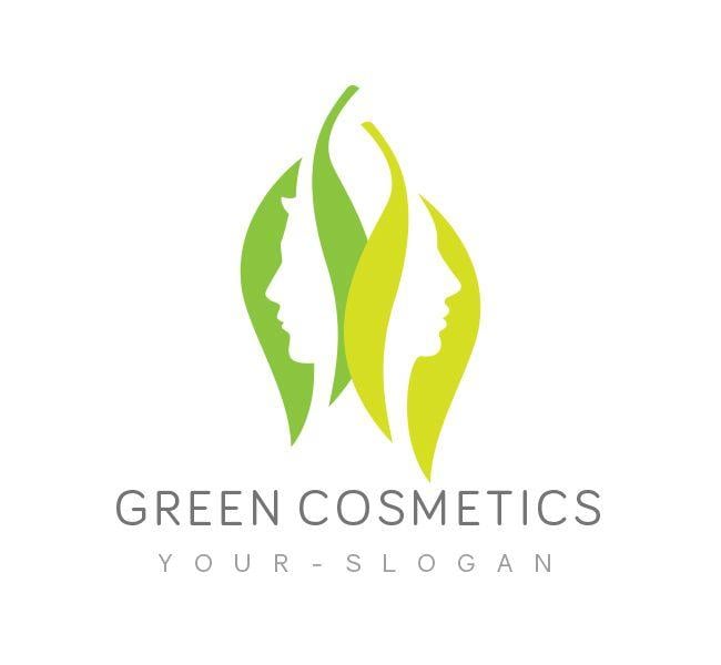 Cosmetics Logo - Green Cosmetics Logo & Business Card Template - The Design Love