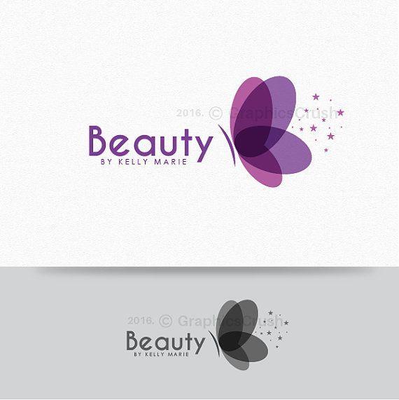 Cosmetics Logo - Butterfly Logo Beauty Logo Design Beautician Logo Feminine Butterfly ...
