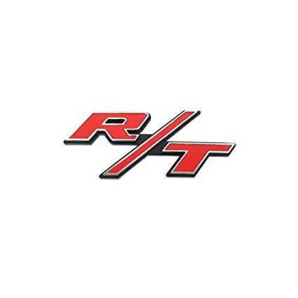 Dodge R T Logo - Amazon.com: EMBLEM R/T RT FOR DODGE CHALLENGER R/T BADGE RT EMBLEM ...