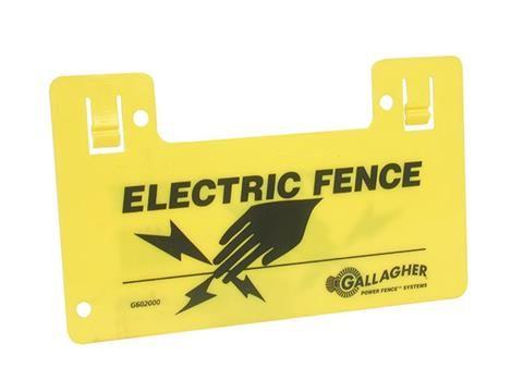 Gallagher Fencing Logo - Warning Sign - Gallagher Fence Safety & Protection