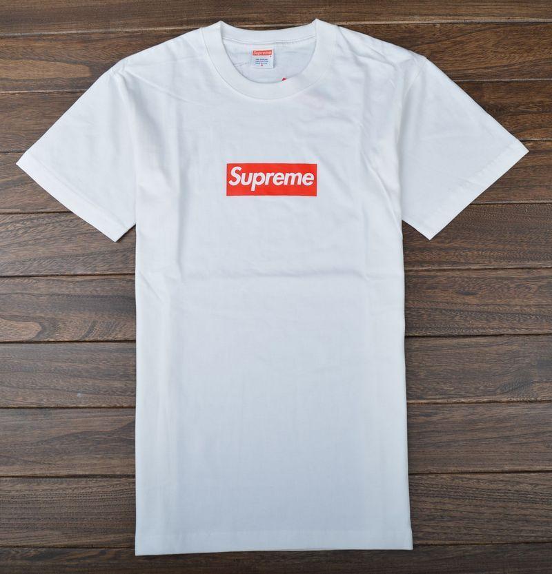 White Supreme Logo - Supreme, Box Logo Tee (White) | My style! | Pinterest | Shirts ...