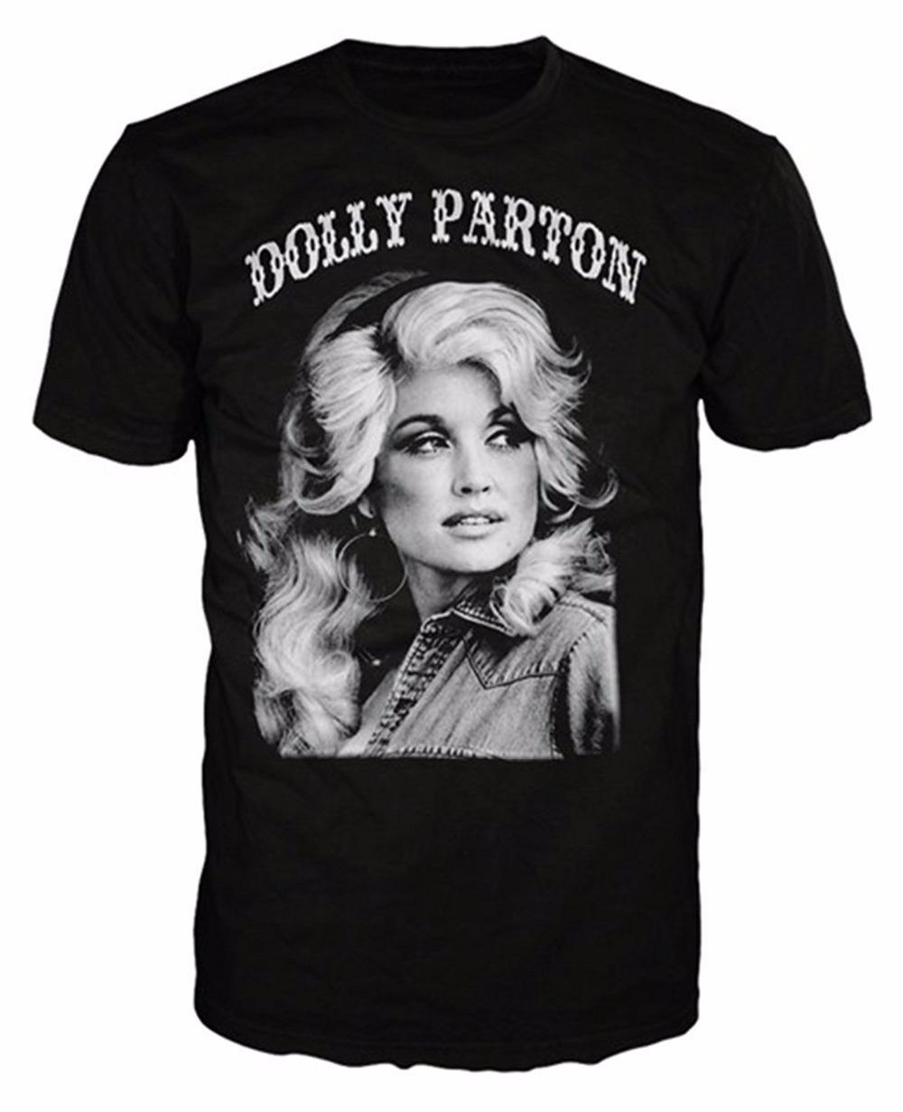 Cool SS Logo - Cool T Shirts Wholesale Crew Neck Short Sleeve Dolly Parton B&W