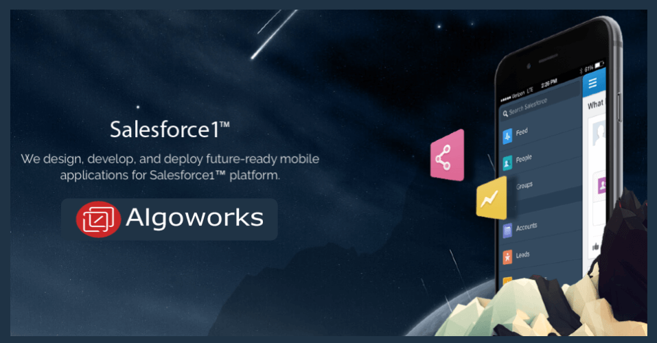 Salesforce 1 Logo - Salesforce1 App Development Company | Algoworks