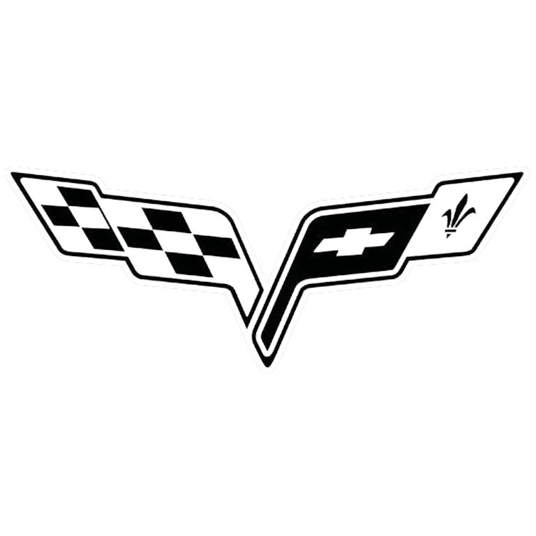 White Corvette Logo - Chevrolet Corvette Logo Png Images