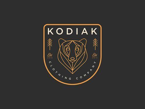 Clothing Line Logo - Kodiak clothing Line Logo by Josh Warren #lineart #logoconcept