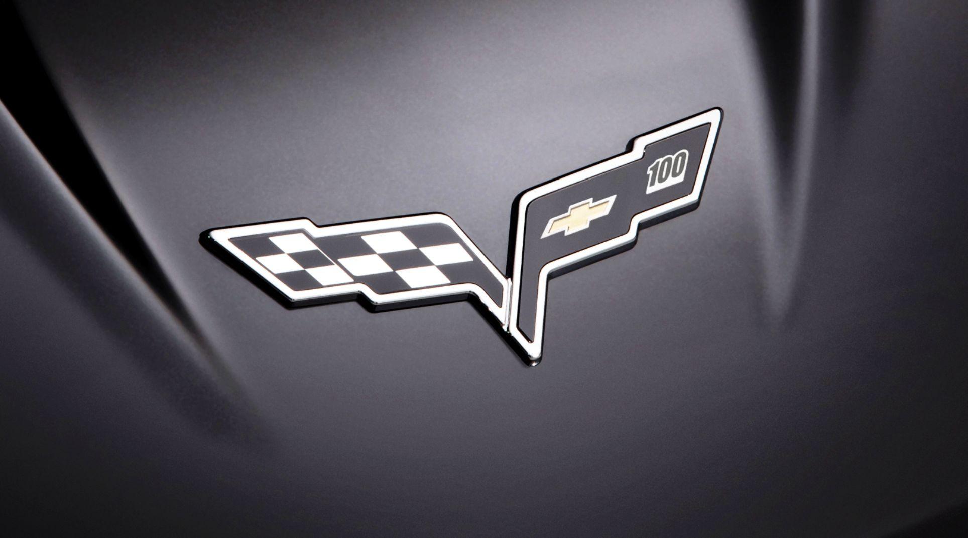 Chevy Vette Logo - Chevrolet Corvette Logo Emblem Wallpaper | Car HD Wallpaper ...
