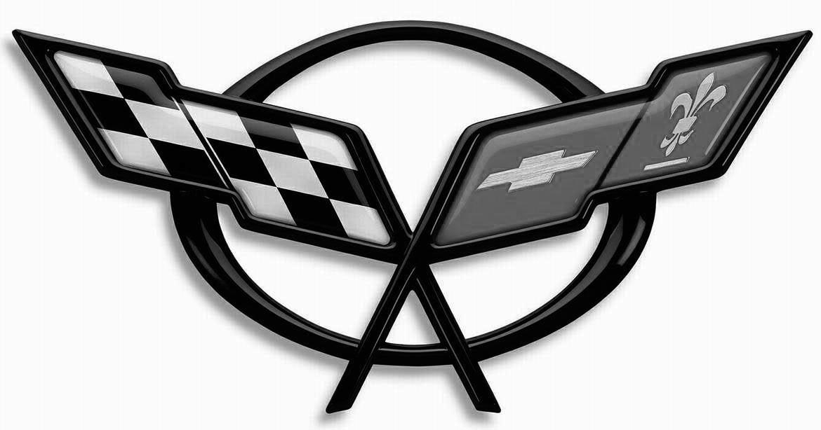 White Corvette Logo - Can anyone do a text C5 emblem - CorvetteForum - Chevrolet Corvette ...