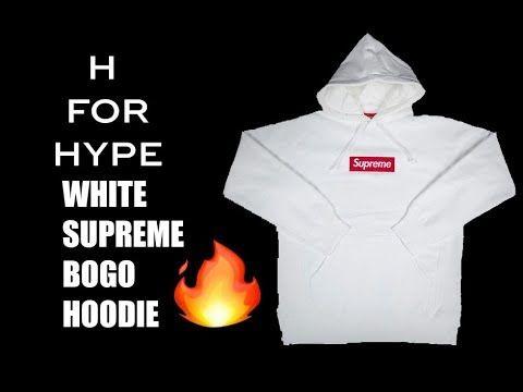 White Supreme Logo - HForHype. White Supreme Box Logo Hoodie Replica Review