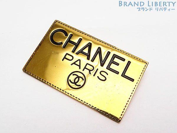 Chanel Vintage Logo - Brand Liberty: Chanel CHANEL vintage logo plate here mark broach