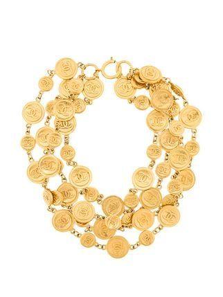 Chanel Vintage Logo - Chanel Vintage logo coins necklace $2,633 - Buy Online VINTAGE ...