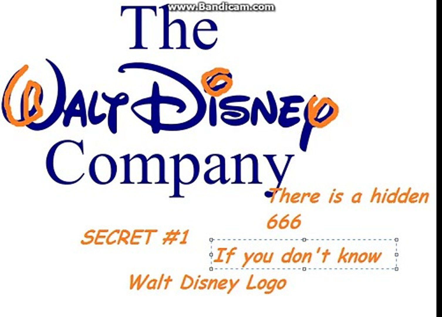 Disny Hidden in Logo - Hidden 666 Found On Walt Disney