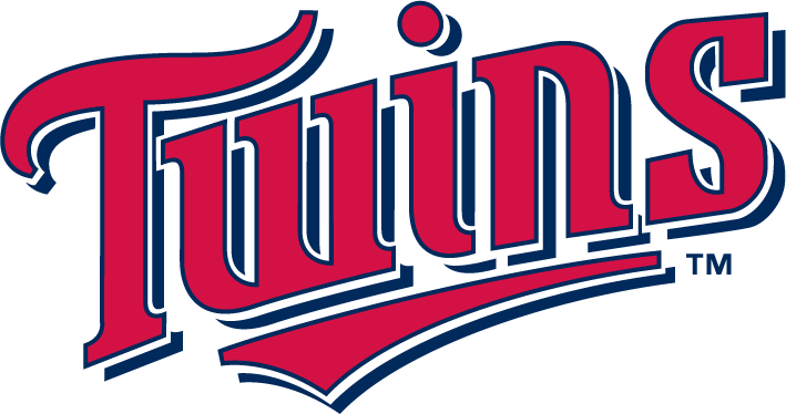 Twins Logo - Minnesota Twins Wordmark Logo - American League (AL) - Chris ...