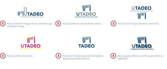 Uso Logo - Uso del logo. Usos incorrectos | Universidad de Bogotá Jorge Tadeo ...
