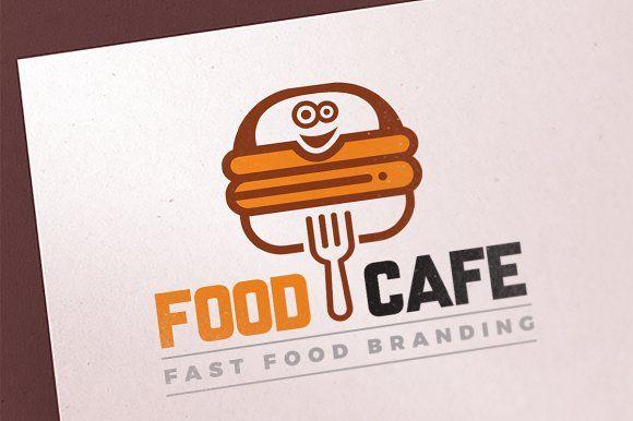 All American Restaurant Logo - Fast Food Restaurant Logo Template Logo Templates Creative Market