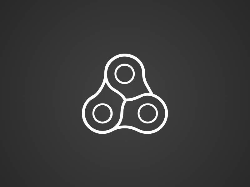 Chain Logo - Bike Chain Logo by Josh Whann | Dribbble | Dribbble