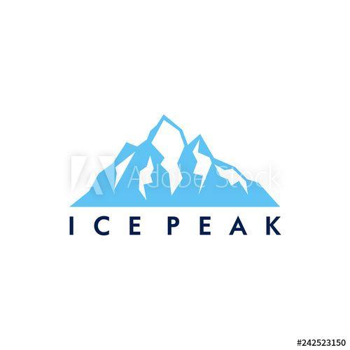 Stone Mountain Logo - Mountain logo template, ice peak mount stone mountain adventure ...