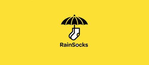 Socks Company Logo - 30 Simple Yet Awesome Designs of Umbrella Logo | Naldz Graphics