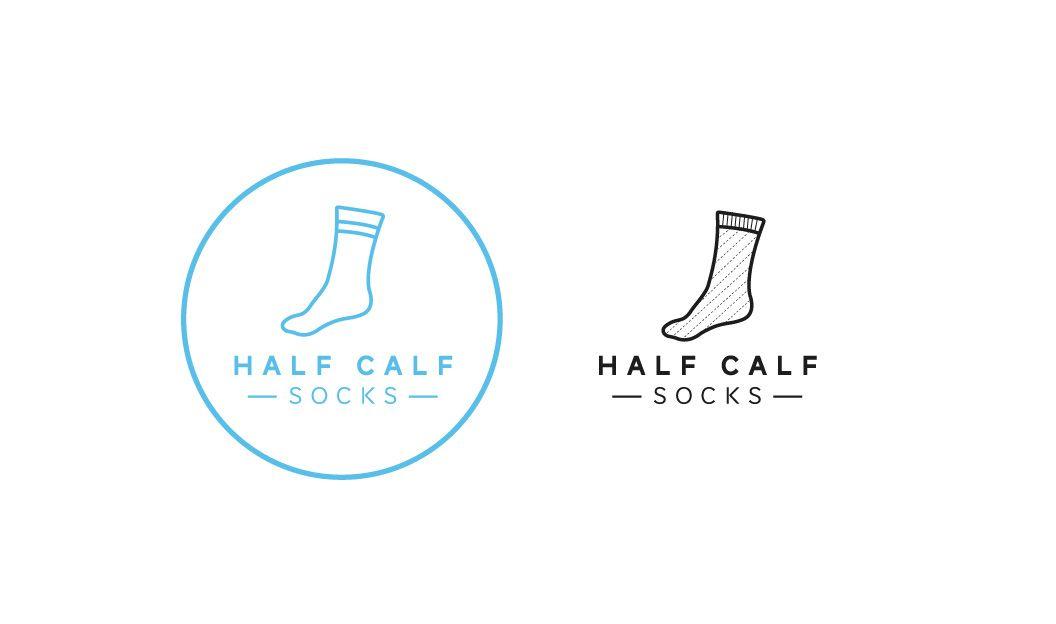 Socks Company Logo - Bold, Playful, Retail Logo Design for Half Calf Socks by harryrees ...