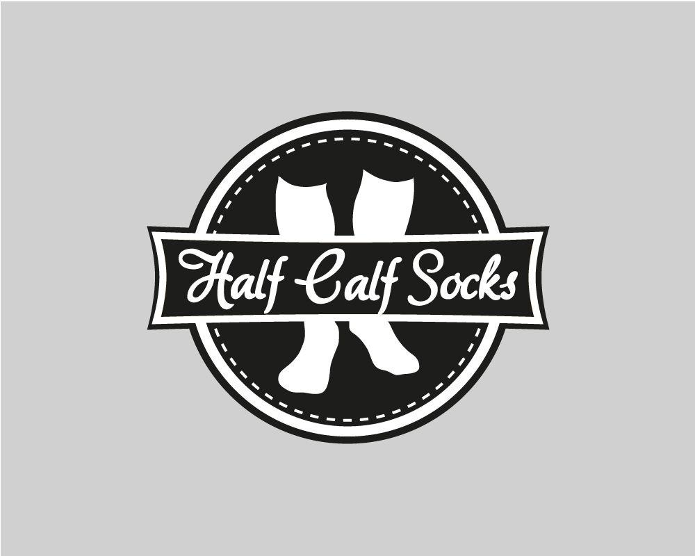 Socks Company Logo - Bold, Playful, Retail Logo Design for Half Calf Socks by briliana ...