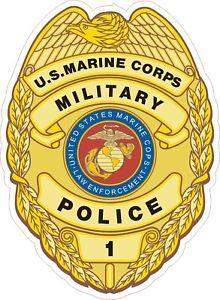 USMC MP Logo - USMC Marine Corps Military Police Badge Decal / Sticker
