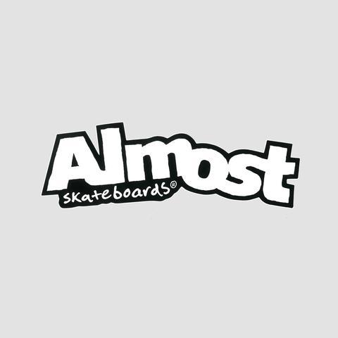 Almost Logo - Almost Logo Sticker Black/White#