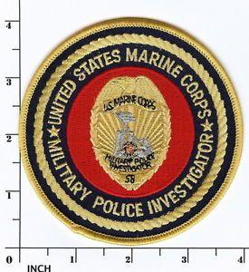 USMC MP Logo - USMC Marine Corps MP Investigator ! color PATCH Marines ! Military ...
