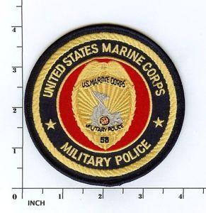 USMC MP Logo - USMC Marine Corps Military Police shield-style ! color jacket PATCH ...