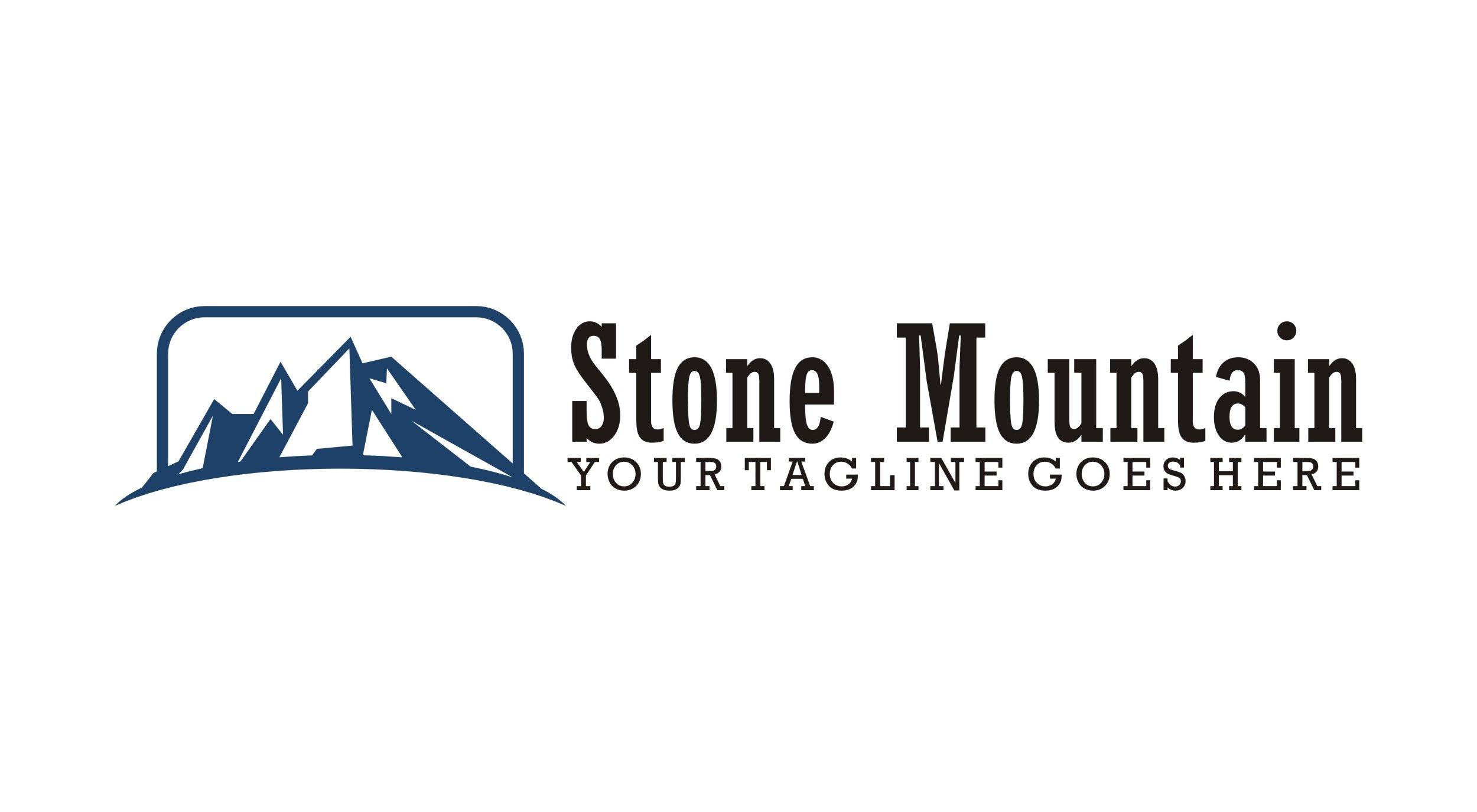 Stone Mountain Logo - Stone Logo & Graphics
