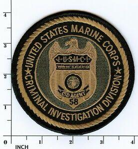 USMC MP Logo - USMC Criminal Investigation Division subdued OD Marine PATCH CID ...