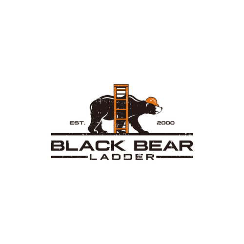 Ladder Logo - Black Bear Ladder Logo | Logo & brand identity pack contest
